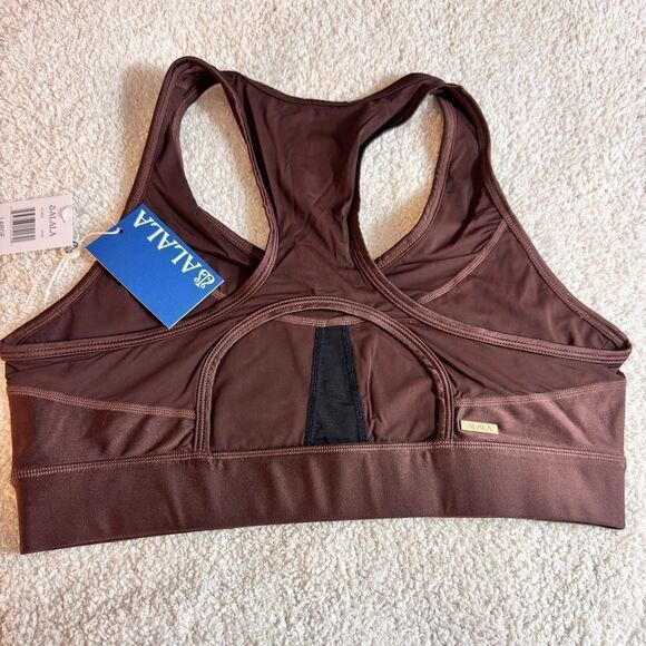 Alala Womens Adult Surf Bra Sz L Inspired by Wetsuit stitching Medium Support - Picture 13 of 16